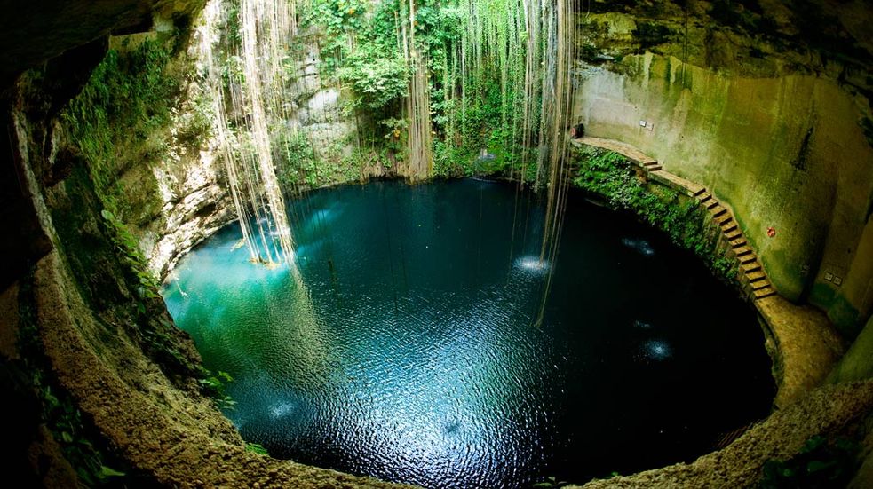 Jeskyně “cenotes” 